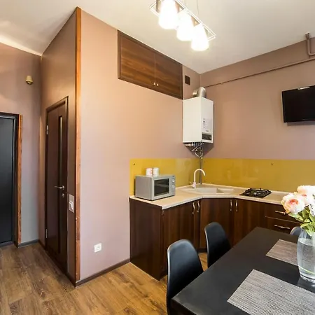 з сучасним ремонтом на площі митній Apartment *